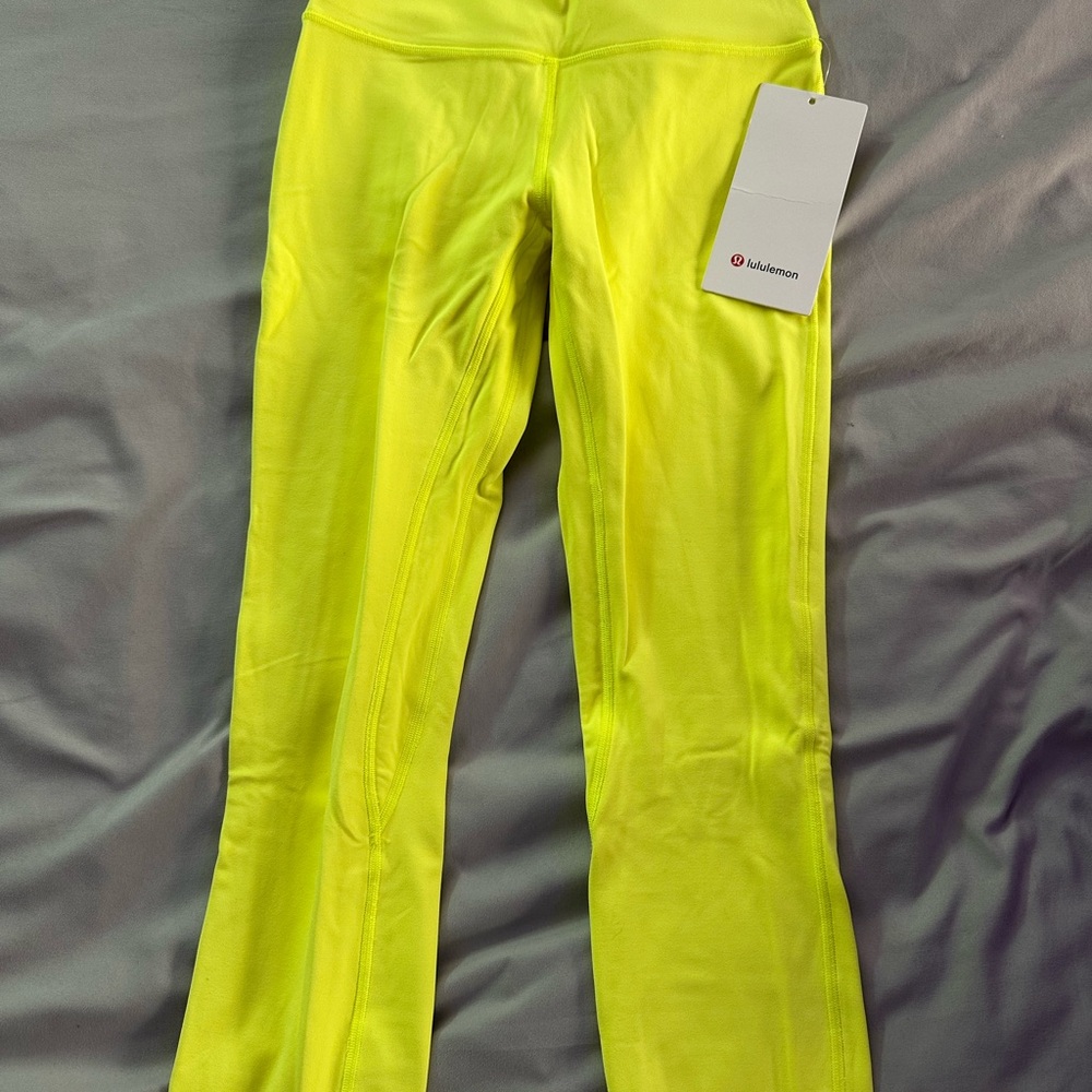 Lululemon Neon Yellow Leggings